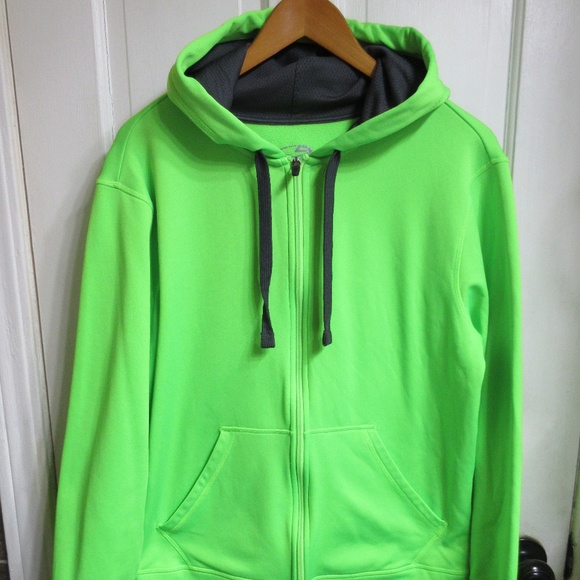 green champion zip up